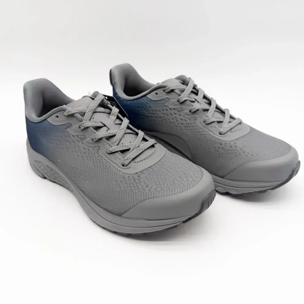 Propet One Evolve Mens Orthotic Walking Sneakers Mesh Gray Blue 10 Xtra Wide NEW